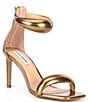 Color:Bronze - Image 1 - Partay Puff Metallic Ankle Strap Dress Sandals