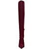 Steve Madden Pegasus Techno Satin Over The Knee Stiletto Boots - Image 4