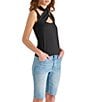 Steve Madden Percy Halter Neck Sleeveless Top, Color:Black - Image 3