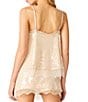 Steve Madden Pfeiffer Sequin Lace Trim V-Neck Sleeveless Cami Top - Image 2