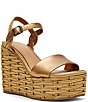 Steve Madden Pinky Leather Platform Espadrille Wedge Sandals,Specials : American Fashion Style Bags On Sale