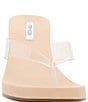 Steve Madden Playing Clear Wedge Thong Sandals - Image 4