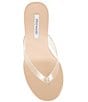 Steve Madden Playing Clear Wedge Thong Sandals - Image 5
