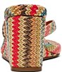 Steve Madden Playing Multicolor Raffia Wedge Thong Sandals - Image 3