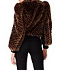 Steve Madden Pru Faux Fur Funnel Neck Long Sleeve Zip-Front Jacket - Image 2