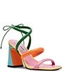 Color:Bright/Multi - Image 1 - Punctual Leather Strappy Sandals