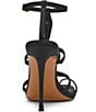 Steve Madden Python Snake Hardware Strappy Ankle Wrap Dress Sandals - Image 3