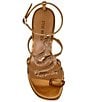 Steve Madden Python Snake Hardware Strappy Ankle Wrap Dress Sandals - Image 5