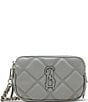 Steve Madden Quilted Crossbody Bag, Color:Light Grey - Image 1