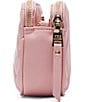 Color:Blush - Image 4 - Quilted Crossbody Bag
