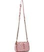 Color:Blush - Image 5 - Quilted Crossbody Bag
