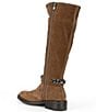 Color:Taupe Nubuck - Image 3 - Quin Chain Harness Nubuck Suede Riding Boots
