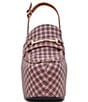 Steve Madden Quinn Plaid Print Slingback Platform Pumps - Image 4