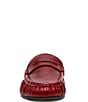 Steve Madden Rafe Eel Printed Penny Loafer Mules - Image 4