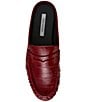 Steve Madden Rafe Eel Printed Penny Loafer Mules - Image 5