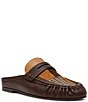 Steve Madden Rafe Plaid Patchwork Penny Loafer Mules - Image 1