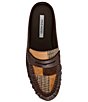 Steve Madden Rafe Plaid Patchwork Penny Loafer Mules - Image 5