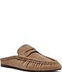 Steve Madden Rafe Suede Penny Loafer Mules - Image 1