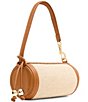 Steve Madden Raffia Tassel Barrel Shoulder Bag - Image 3