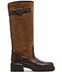 Steve Madden Ramble Leather and Suede Square Toe Riding Boots - Image 2