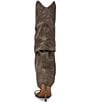 Steve Madden Ravine Leather Cuffed Stiletto Knee High Open Toe Boots