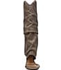 Steve Madden Ravine Leather Cuffed Stiletto Knee High Open Toe Boots