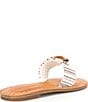 Color:White - Image 2 - Rebecka Raffia Thong Flat Sandals