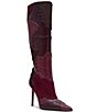 Steve Madden Revive Patchwork Haircalf Tall Boots - Image 1