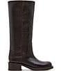 Steve Madden Riggs Leather Block Heel Tall Boots - Image 2