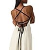 Steve Madden Riyan Square Neck Maxi Dress, Color:Natural - Image 2