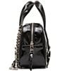 Steve Madden Roller Buckle Satchel Bag, Color:Black - Image 4