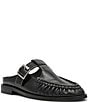 Steve Madden Rona Leather Buckle Strap Loafer Mules - Image 1