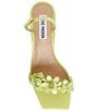 Color:Lime - Image 5 - Rosalea Patent Flower Slingback Dress Sandals