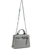 Steve Madden Roxanne Satchel Bag, Color:Light Grey - Image 4