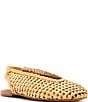 Steve Madden Rumi Leather Woven Slingback Flats - Image 1