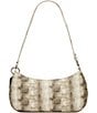 Steve Madden Sabine Snake Print Beaded Bag Charm Shoulder Bag - Image 2