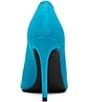 Steve Madden Santino Suede Clear Peep Toe Pumps - Image 5