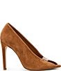 Steve Madden Santino Suede Clear Peep Toe Pumps - Image 3