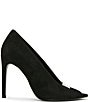 Steve Madden Santino Suede Clear Peep Toe Pumps - Image 2