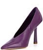 Color:Purple - Image 4 - Sedona Leather Stiletto Dress Pumps