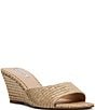 Steve Madden Seleste Raffia Wedge Slide Sandals - Image 1
