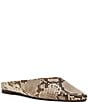 Steve Madden Sherman Snake Print Flat Mules - Image 1