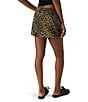 Steve Madden Simona Leopard Print Denim Bubble Hem Mini Skirt, Color:Hot Spots Print - Image 2