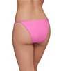 Steve Madden Sleek N Chic Double Gold Ring Strap Side Swim Bottom - Image 2