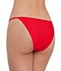 Steve Madden Sleek N Chic String Triangle Strap Side Hipster Swim Bottom - Image 6