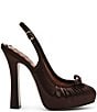 Steve Madden Sofie Satin Ballet Platform Slingback Pumps - Image 2