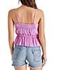 Color:Berry - Image 2 - Solange Sweetheart Neck Sleeveless Tank Top