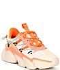 Color:Greige/Orange - Image 1 - Spectator Chunky Lace-Up Sneakers