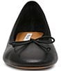 Steve Madden Steffi Leather Bow Block Heel Ballet Pumps - Image 4