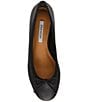 Steve Madden Steffi Leather Bow Block Heel Ballet Pumps - Image 5